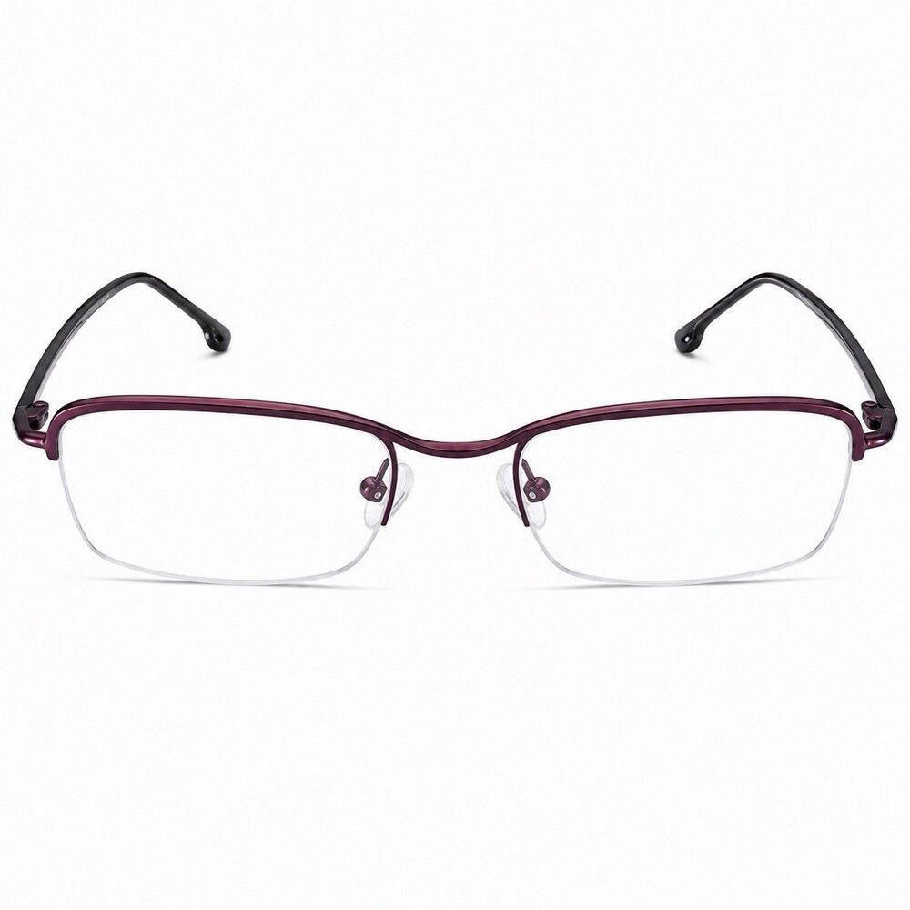 Fiction by L.A Eyeworks Rimless Eyeglasses Frame Unisex Adult Black 9-06 Plum